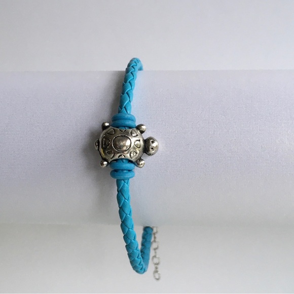 Hallmark Celebrate Life Turtle Charm Bead 7.25” Interchangeable Aqua Bracelet - Picture 7 of 10